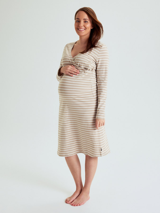 Ammenattkjole stripete avoksne Ammenattkjole stripete avoksne