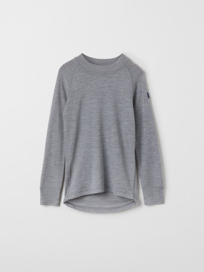 Langermet undertrøye merinoull Langermet undertrøye merinoull