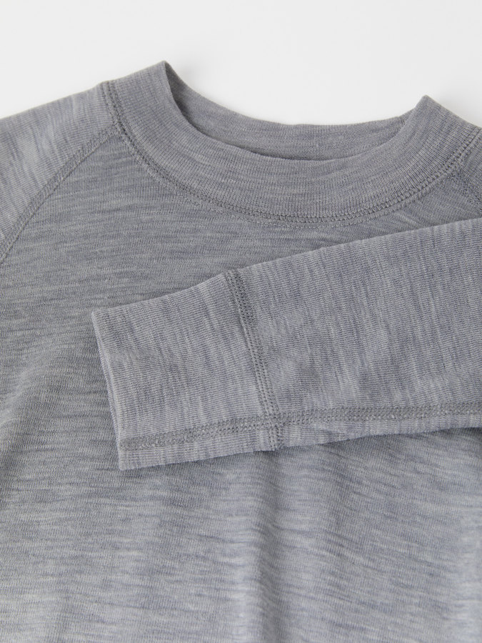 Langermet undertrøye merinoull Langermet undertrøye merinoull