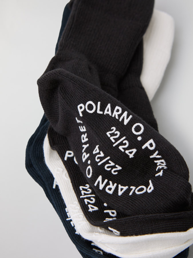 3-pakning sklisikre sokker ensfargede 3-pakning sklisikre sokker ensfargede