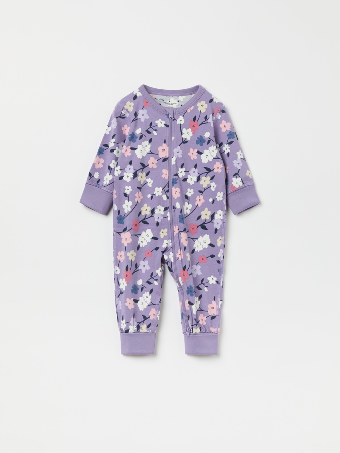 Hel pyjamas blomster