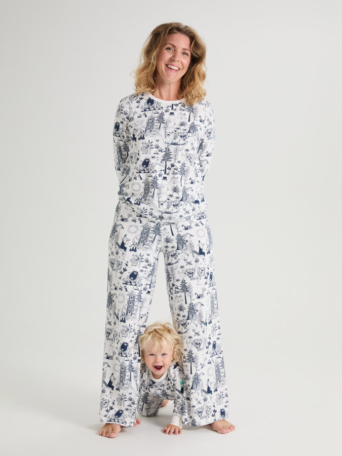 Todelt voksenpyjamas Mummi