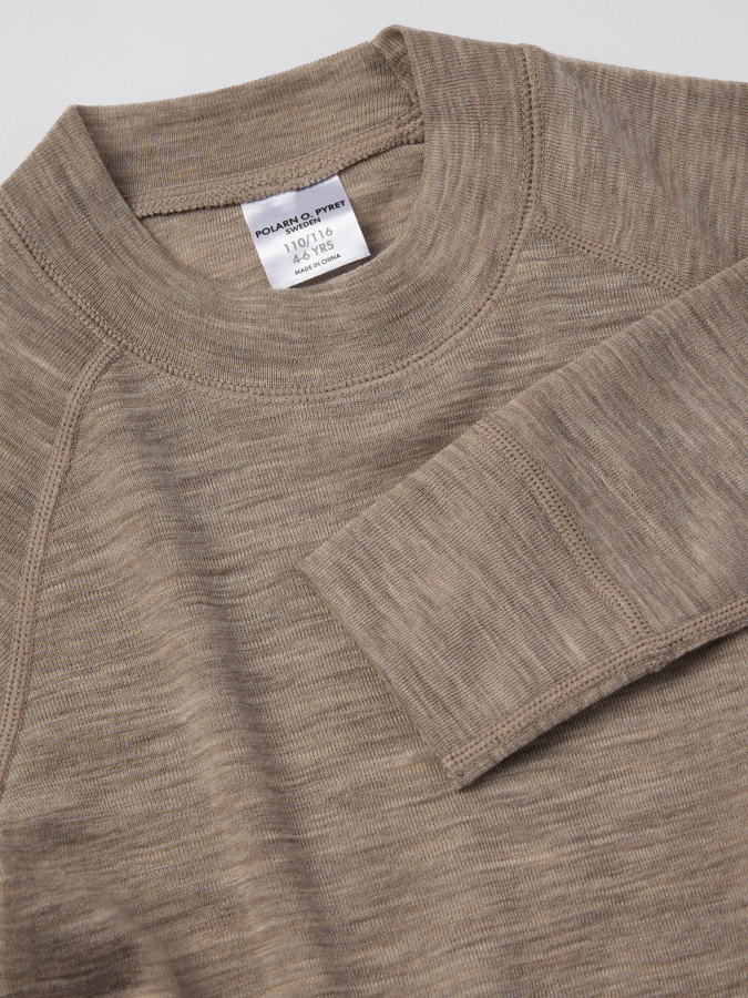 Langermet undertrøye merinoull Langermet undertrøye merinoull