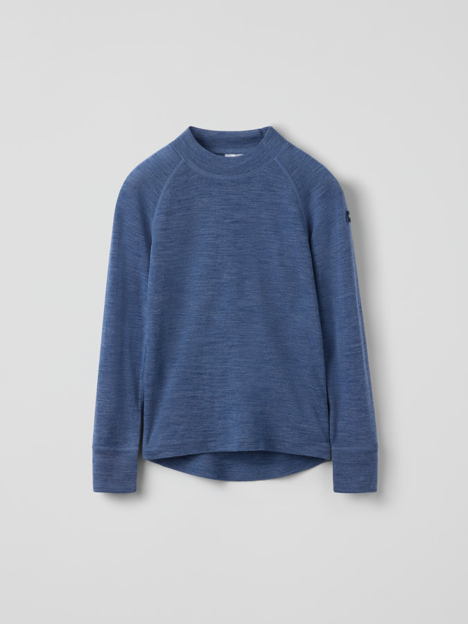 Langermet undertrøye merinoull Langermet undertrøye merinoull