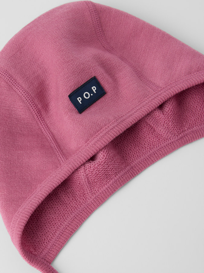 Hjelmlue ullfrotté i merino Hjelmlue ullfrotté i merino