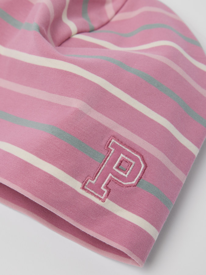 Trikotlue P-applikasjon stripet Trikotlue P-applikasjon stripet