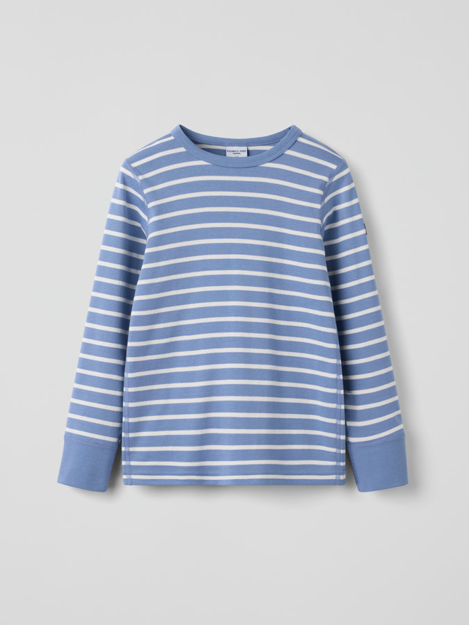 Langermet T-skjorte stripet Langermet T-skjorte stripet