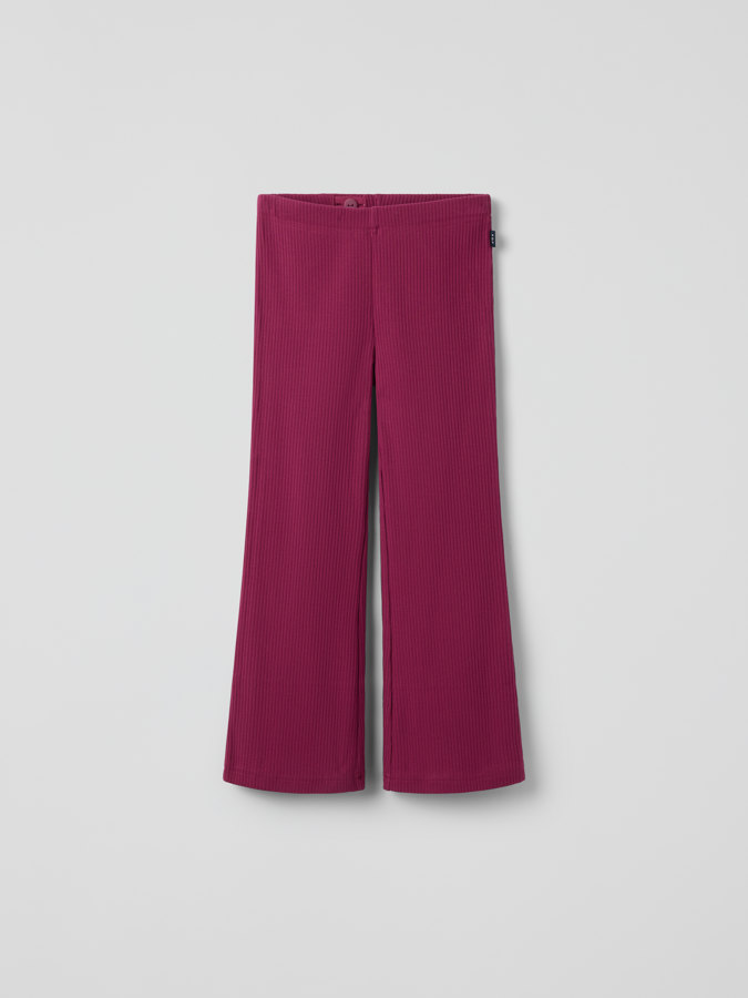 Ribbestrikket utsvingte tights Ribbestrikket utsvingte tights