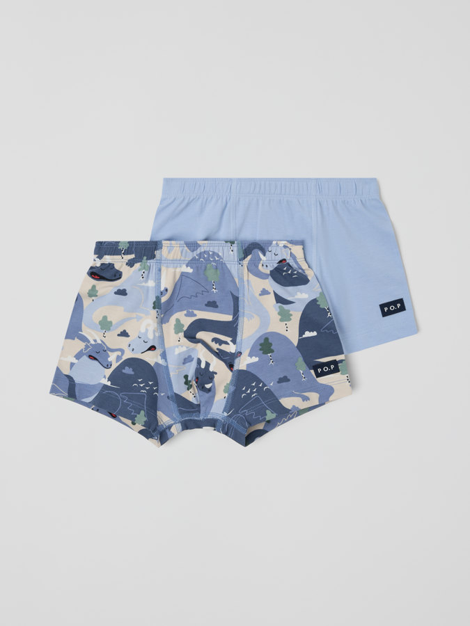 2-pakning boksershorts drager 2-pakning boksershorts drager