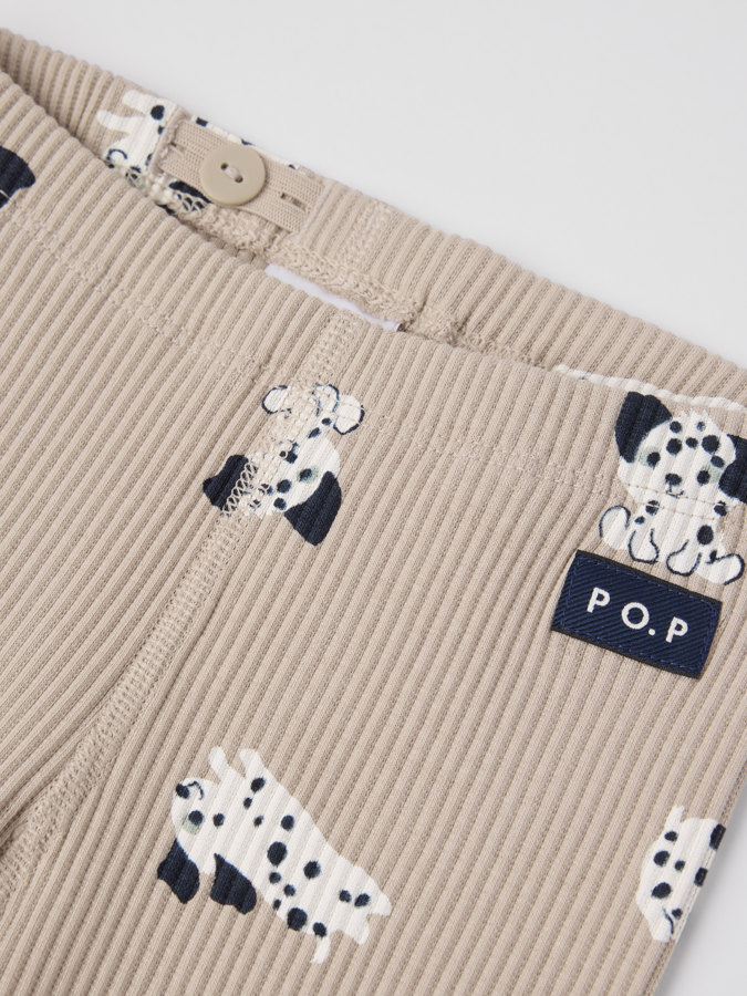 Ribbestrikket bukse dalmatiner Ribbestrikket bukse dalmatiner