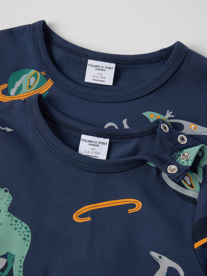 Langermet t-skjorte dinosaurer Langermet t-skjorte dinosaurer