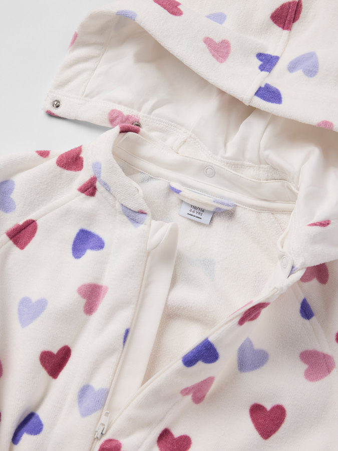 Badekåpe hjerter Badekåpe hjerter