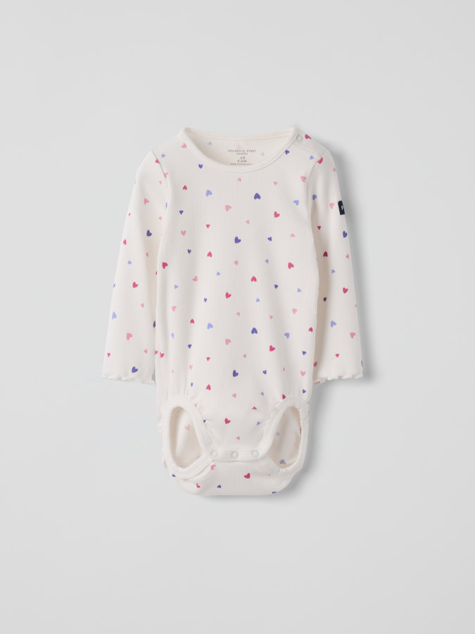 Ribbestrikket body hjerter Ribbestrikket body hjerter