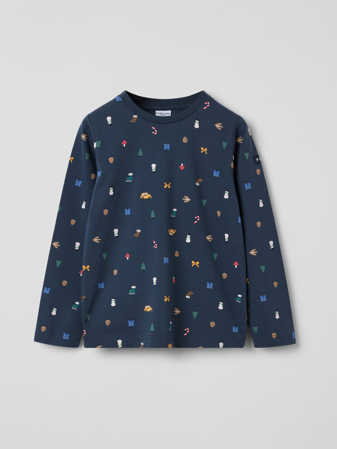 Langermet t-skjorte jul Langermet t-skjorte jul