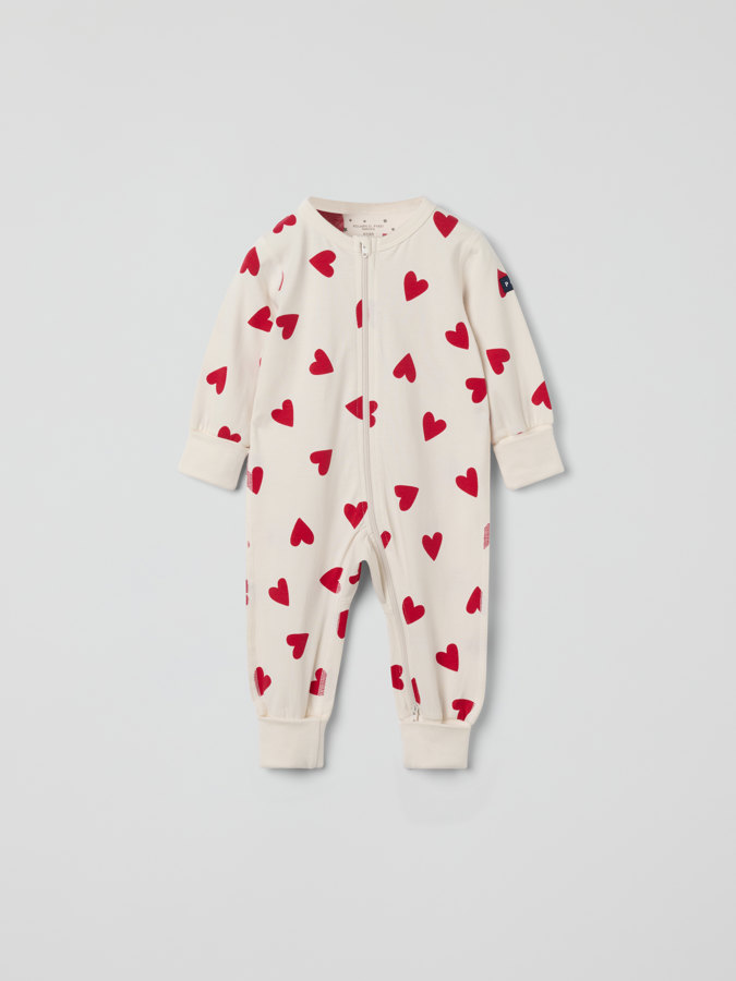 Hel pyjamas med hjerter Hel pyjamas med hjerter