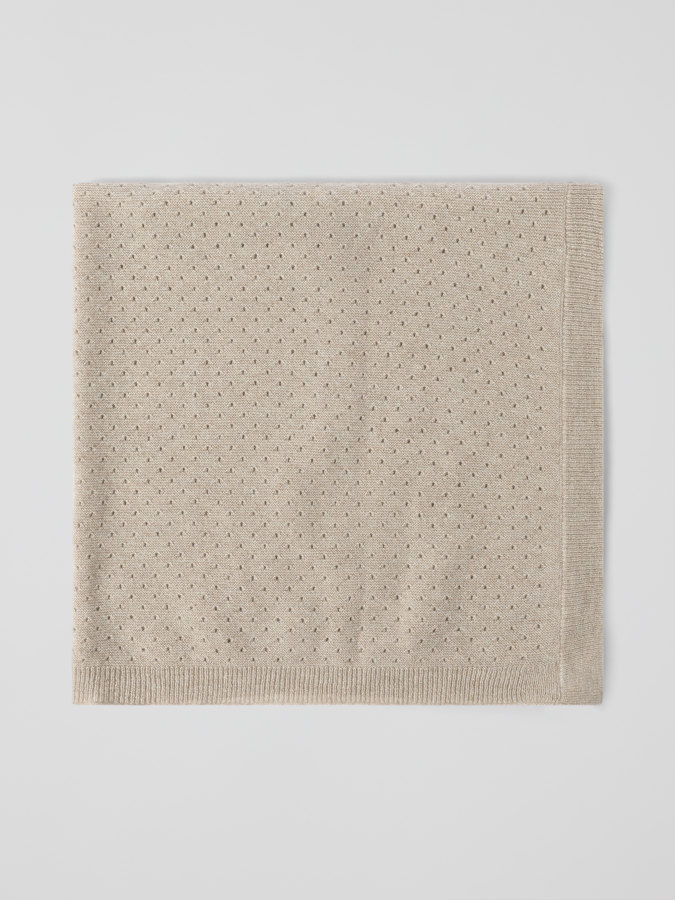 Strikket teppe Kasjmir Strikket teppe Kasjmir