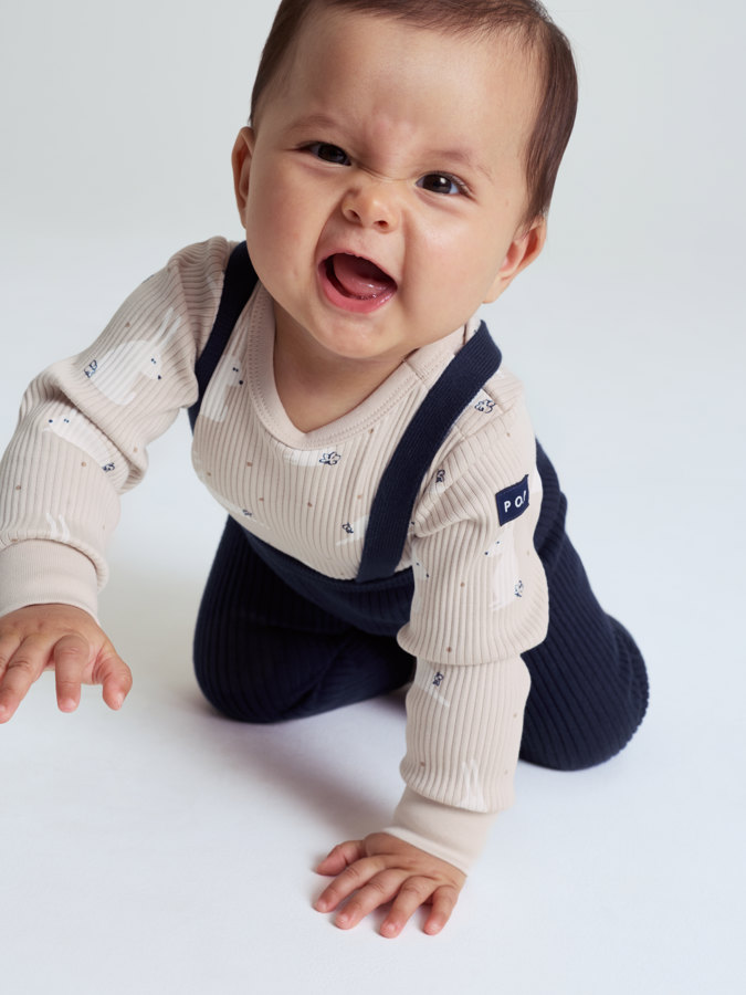 Ribbestrikket body kanin Ribbestrikket body kanin